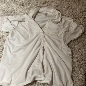 clean white pajama top worn barely